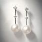 Pearl and Daimond Drop Earrings by Detroit product photographer Don Schulte