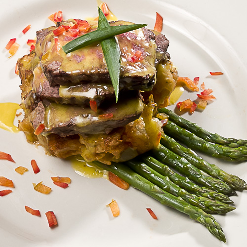 Beef with Asparagus by Detroit food photographer Don Schulte: Detroit Food photography, Product Photography, Architectural Photography by Don Schulte